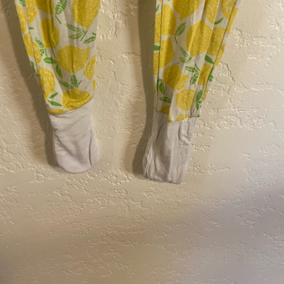 Little Sleepies Covertible Zipper Lemon Pajama. (18-24 Months) - Picture 4 of 11